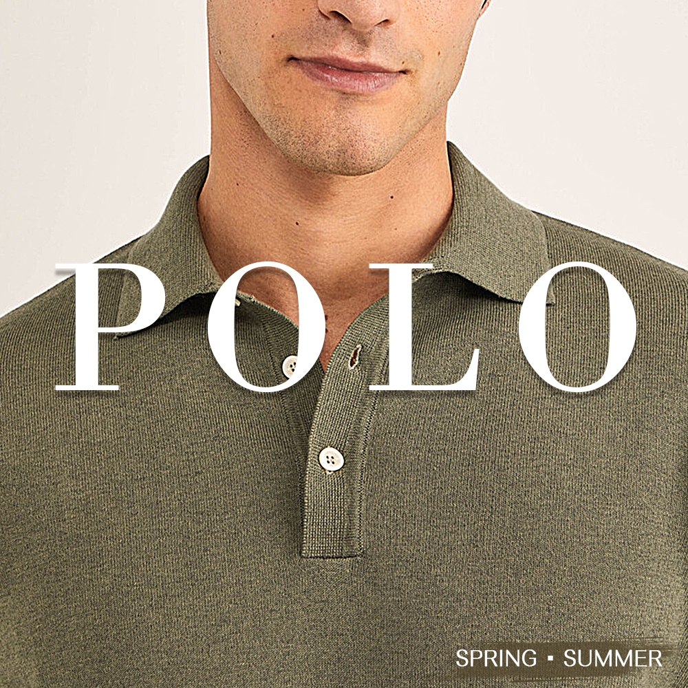 SS - Polo en maille pour homme
