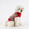 Chiot personnalisé chien Noël tricoté pull jacquard manteau col roulé chandail de Noël moche 