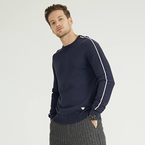 Nouveau Style tricoté pulls hauts sweat hiver ras du cou tricoté pull personnalisé pour les hommes