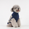 Chiot personnalisé chien Noël tricoté pull jacquard manteau col roulé chandail de Noël moche 