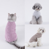 Cavaliers tricotés par Kitty de chiot de câble solide de vêtements d'hiver de chat