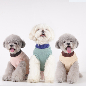 Vêtements pour animaux de compagnie tricotés par Puippers de cavalier de pull de chien de Kintted faits sur commande pour le petit chien