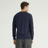 Pull en tricot à col rond et à manches longues pour hommes