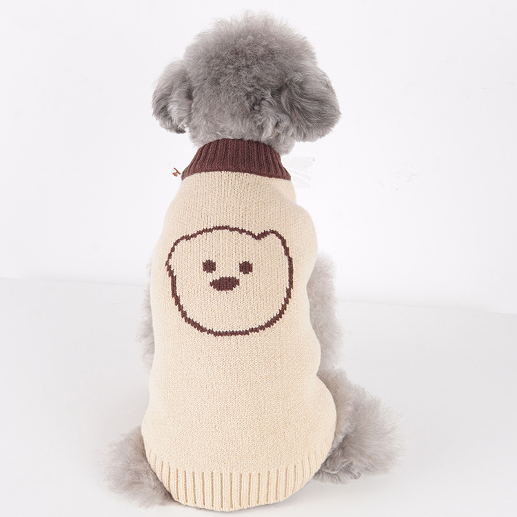 Vêtements pour animaux de compagnie tricotés par Puippers de cavalier de pull de chien de Kintted faits sur commande pour le petit chien