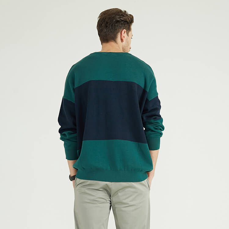 Pull à col rond classique à la mode pour hommes