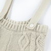 Automne hiver bébé nouveau-né 100% coton salopette en tricot torsadé pour bébés