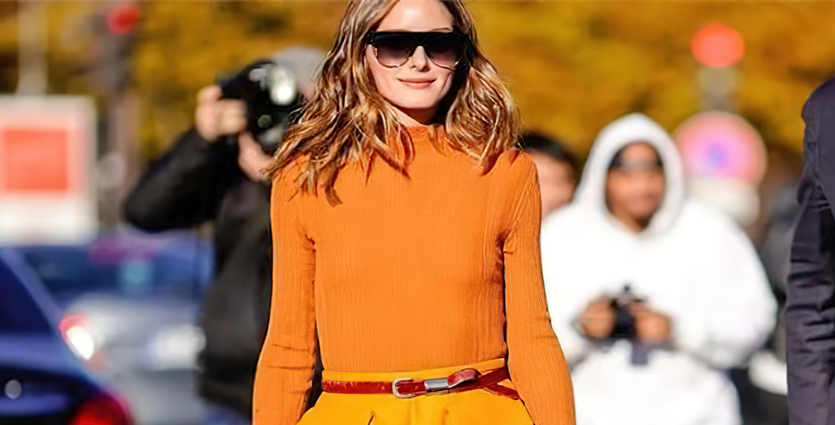 long manteau orange